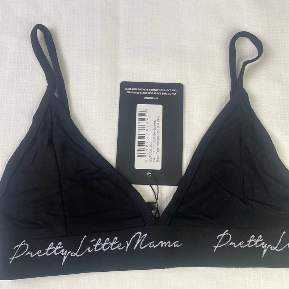 PrettyLittle MAMA Maternity Black Tape Triangle Set - Picture 2 of 11